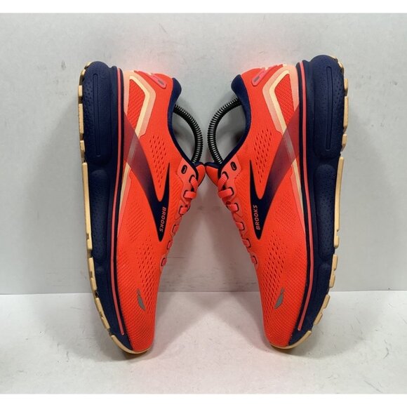 Brooks Ghost 15 Coral Navy Peach Running Shoes Womens Size 9.5 B 1203801B657 - Picture 5 of 8